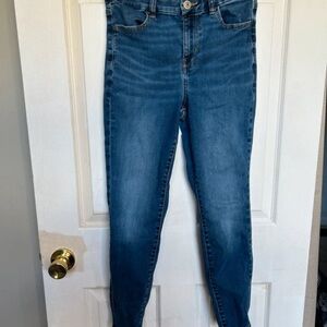 American Eagle Outfitters Women's Straight Leg Blue Jeans